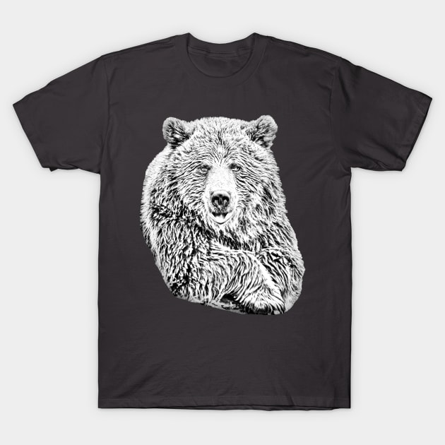 Brown Bear T-Shirt by dalyndigaital2@gmail.com